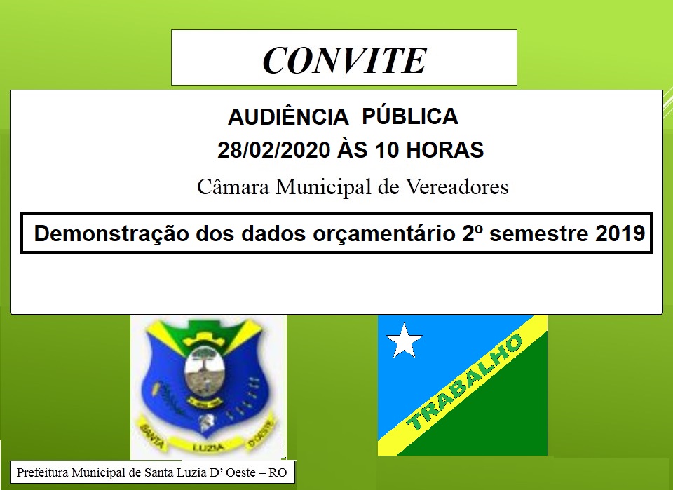 AUDIÊNCIA PUBLICA
